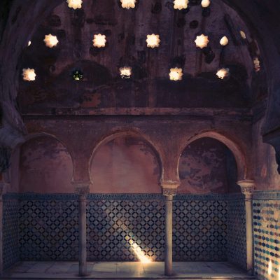 Alhambra mosaic-sauna-P7622XY Alhambra mosaic-sauna-P7622XY